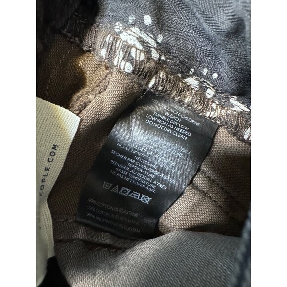 We The Free Vector Moto Mid Rise Size 24 Flare Black NWT Tall - Picture 14 of 16